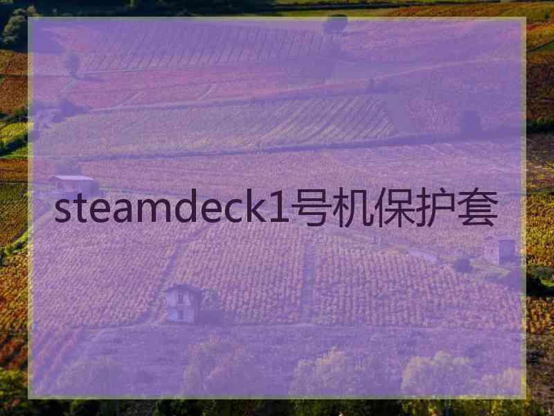 steamdeck1号机保护套