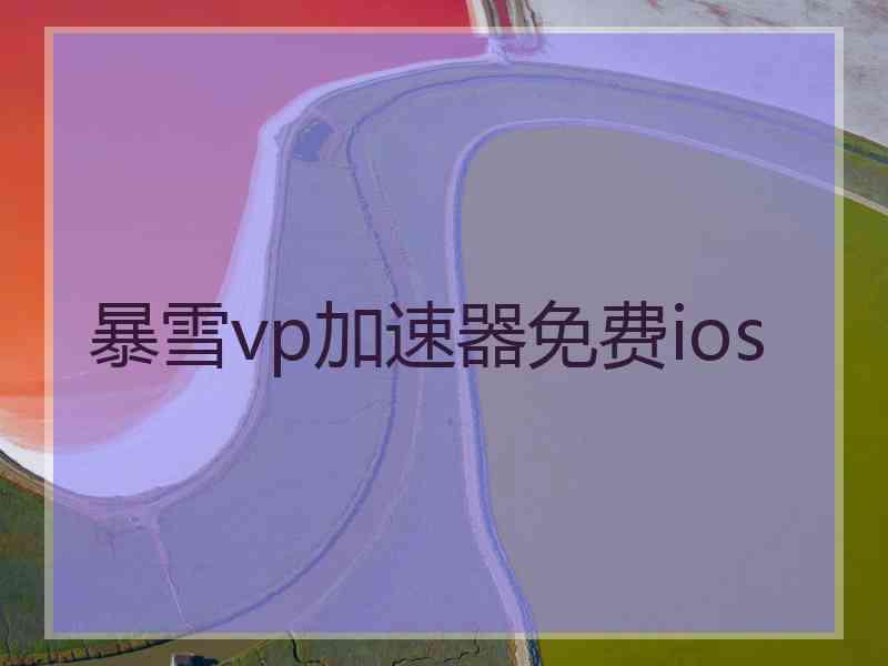 暴雪vp加速器免费ios